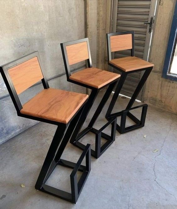 Custom Bespoke Metal Chair - Singapore Fabrication (Chair01.jpg)