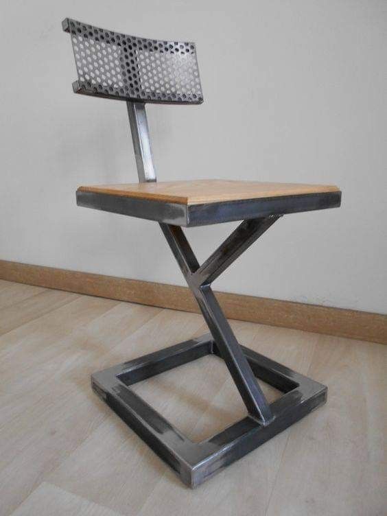 Custom Bespoke Metal Chair - Singapore Fabrication (Chair13.jpg)