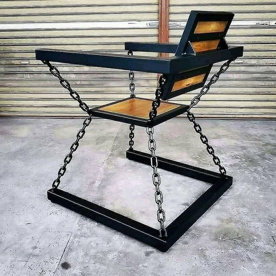 Custom Bespoke Metal Chair - Singapore Fabrication (Chair14.jpg)