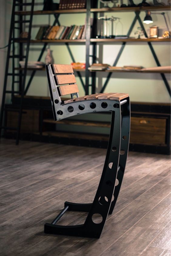 Custom Bespoke Metal Chair - Singapore Fabrication (Chair18.jpg)