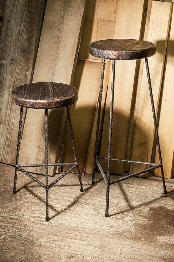 Custom Metal Bar Stool and Seating - Singapore Fabrication (Stool04.jpg)