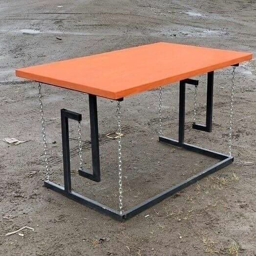 Handcrafted Metal Dining and Coffee Table - Singapore Fabrication (Table03.jpg)